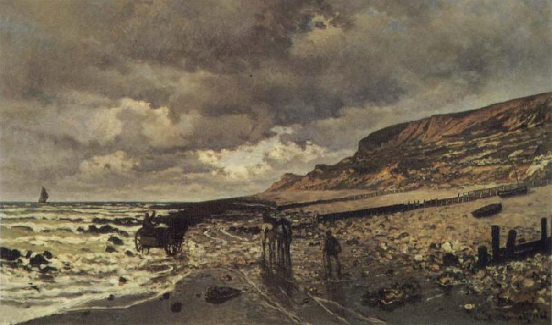 Claude Monet La Pointe de la Heve a Maree basse Sweden oil painting art